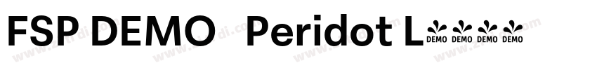 FSP DEMO   Peridot L字体转换